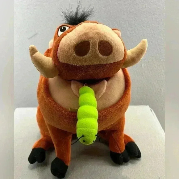 Disney Pumba Talking Eating Lion King Warthog Plush see video - Picture 11 of 11